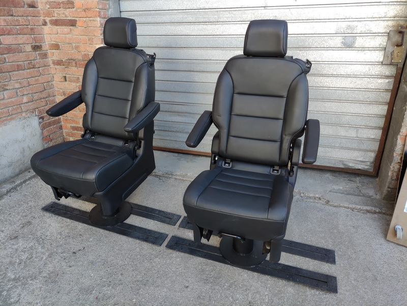 asiento barco +base piel negro 60-128x50-65-100x62-72 2u